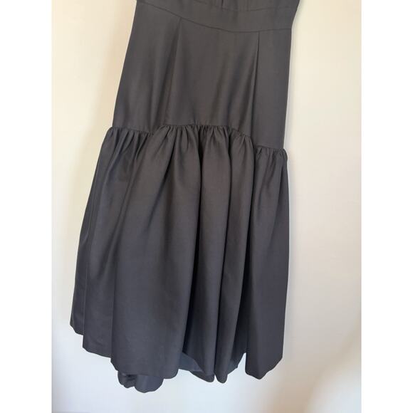 ALICE & OLIVIA Diana High Low Black Dress Sz 0 NEW $489 - Picture 14 of 16